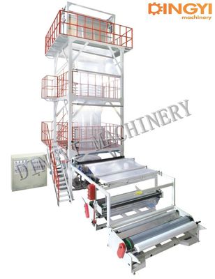 Double Rewinder  0.15mm LDPE LLDPE Blown Film Extrusion Machine
